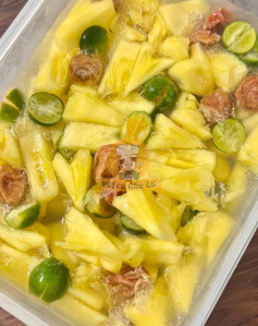 Dứa Ô Mai Xí Muội Mát Lạnh, Giải Nhiệt Sảng Khoái