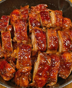 Đùi Gà Sốt Mật Ong Giòn Rụm Ngọt Ngào