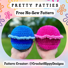 Easy and Fun Pretty Patties Crochet Pattern Tutorial