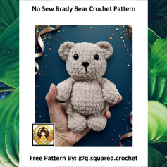 Easy No Sew Crochet Bear Pattern for Beginners