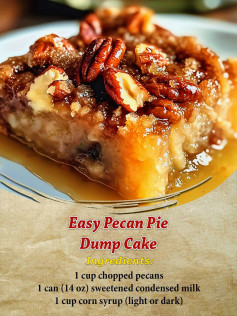 Easy Pecan Pie Dump Cake