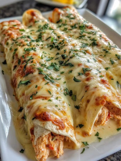 Enchiladas de Frango Gratinadas com Queijo Derretido