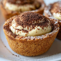 Espresso Mascarpone Delight Cookie Cups