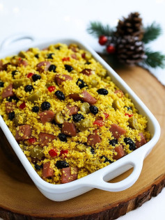 Farofa Natalina Crocante e Colorida