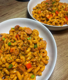 Fiery Chilli Sausage Pasta Delight