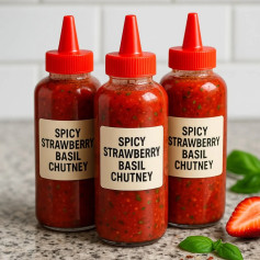 Fiery Strawberry Bliss Chutney