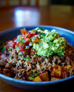 Flavor-Packed Taco Potato Bowl Fiesta