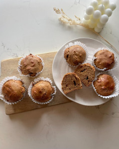 Fluffy Pumpkin Spice Protein Muffins for a High-Protein Halloween Treat
