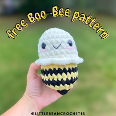 Free Boo-Bee Crochet Pattern for Adorable Plush Toy