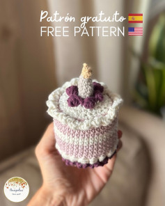 Free Crochet Pattern: Birthday Cake Amigurumi Design