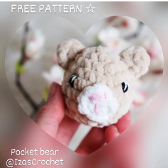 Free Crochet Pattern for Adorable Pocket Bear Toy