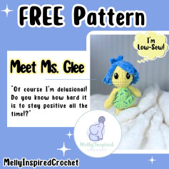 Free Crochet Pattern: Meet Ms. Glee, the Low-Sew Delight