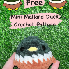 Free Mini Mallard Duck Crochet Pattern for Cute Amigurumi
