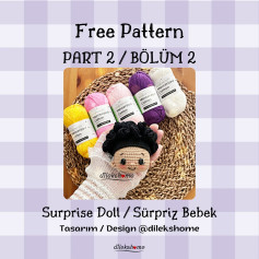 Free Pattern for Crochet Surprise Doll Part 2
