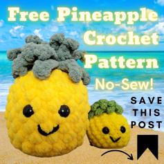 Free Pineapple Crochet Pattern - Easy No-Sew Design