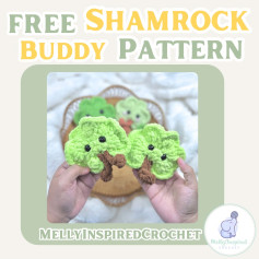 Free Shamrock Buddy Crochet Pattern by MellyInspiredCrochet