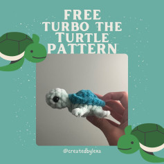 Free Turbo the Turtle Crochet Pattern Download Available
