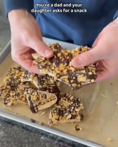 Frozen Banana Peanut Chocolate Delight