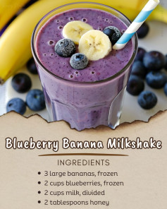 Frozen Bliss: Blueberry Banana Delight