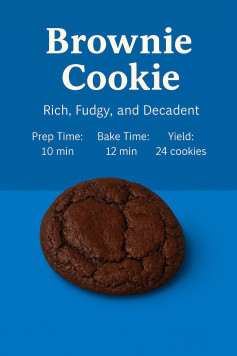 Fudgy Brownie Delight Cookie