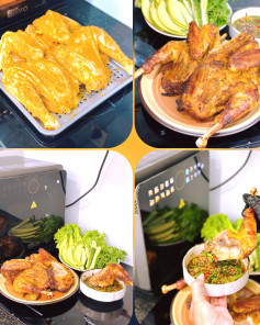 Gà Nướng Thái Thơm Lừng, Đậm Vị Sả Chanh