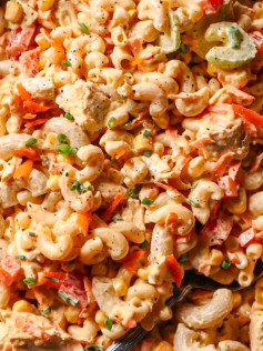 Garlic Chicken Macaroni Delight