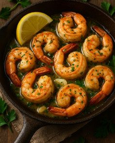 Garlic Herb Butter Shrimp Delight