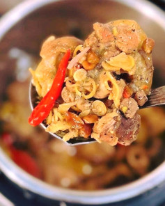 Giò Heo Giả Cầy Sả Riềng Thơm Ngon