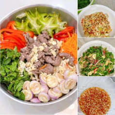 Gỏi Bò Cà Pháo Chua Ngọt, Giòn Thơm, Đổi Vị