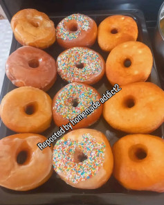 Golden Delight: Classic Homemade Doughnuts