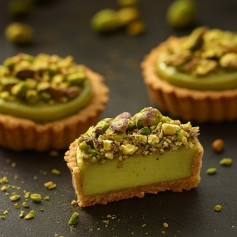 Golden Pistachio Delight Tartlet