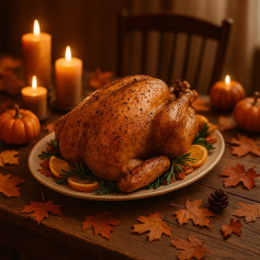 Golden Roast Turkey: A Tradition of Flavor and Love