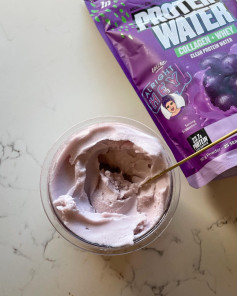Grape Protein Sorbet: Sweet Summer High-Protein Delight