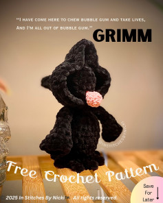 Grimm Reaper Crochet Pattern: Cute and Spooky Amigurumi Design