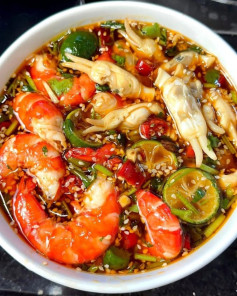 Hải Sản Ngâm Tắc Chua Cay Mặn Ngọt Thơm Lừng