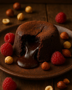 Hazelnut Espresso Molten Chocolate Delight