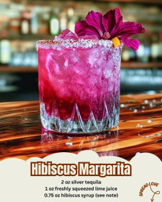 🌺🍹💃 Hibiscus Margarita 💃🍹🌺