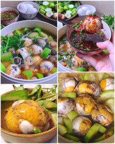 Hột Vịt Lộn Nấu Bầu - Thơm Ngon Bổ Dưỡng