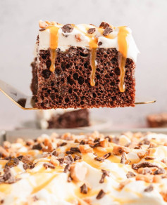 Indulgent Caramel Chocolate Dream Cake