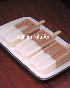 Kem Sữa Socola Mát Lạnh Hai Tầng