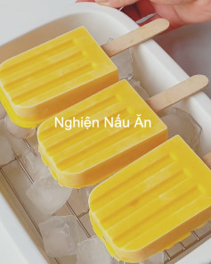 Kem Xoài Sữa Chua Mát Lạnh, Ngọt Dịu Tại Nhà
