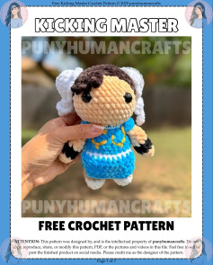 Kicking Master Crochet Pattern for Crafty Enthusiasts
