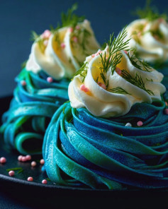 🌀 Kool-Aid Chaos Pasta with Lemon Whipped Feta 🌀