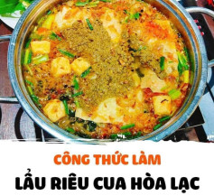 Lẩu Riêu Cua Thanh Mát, Hương Vị Đậm Đà