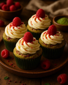Matcha Raspberry Bliss: White Chocolate Elegance