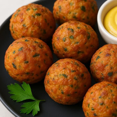 Mediterranean Zucchini & Feta Meatballs Delight