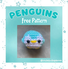 Mini Crochet Penguin Delight: A No-Sew Amigurumi Charm!