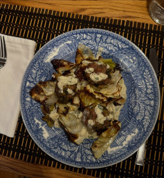 Minty Lamb Meatballs with Crispy Cabbage Delight