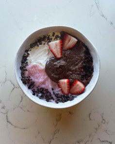 Neapolitan Protein Dream: Chocolate, Strawberry, and Vanilla Delight