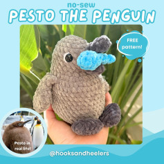 No-Sew Penguin Crochet Pattern for Beginners